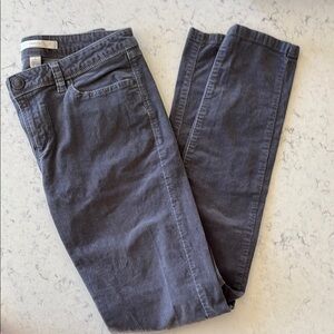 Lauren Conrad Gray Corduroy Skinny Jeans Size 6